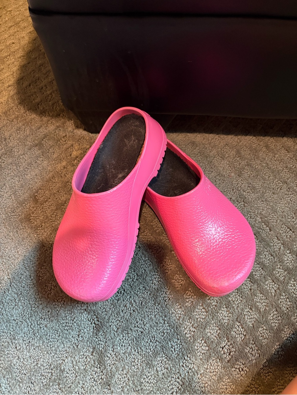 Birkenstock Kids Hot Pink Slip-On Clogs